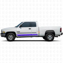 Topografische Stijl Strepen Deuren Vinyl Sticker Decal voor Dodge Ram 1500 1994-2001 2
