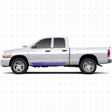 Geruite Gebogen Strepen Rocker Panel Vinyl Sticker Decal voor Dodge Ram 1500 2002-2008 2