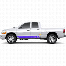 Topografische Stijl Strepen Deur Vinyl Sticker Decal voor Dodge Ram 1500 2002-2008 2