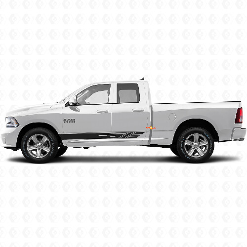 Versierde Strepen Rocker Panel Vinyl Sticker Decal Voor Dodge Ram 1500 2011-2018