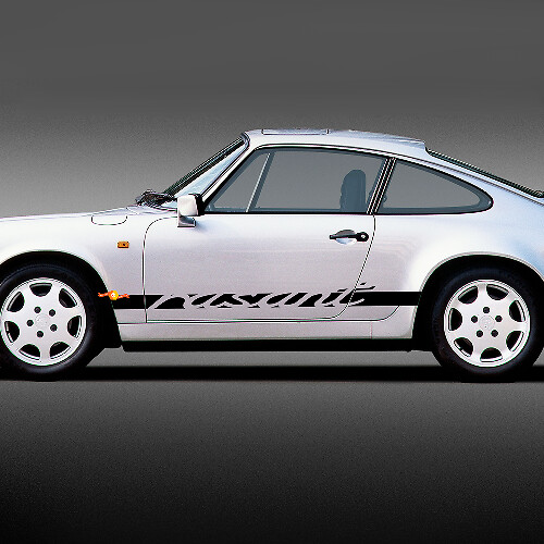 Rasant Letters Zijstreep Vinyl Decal Sticker voor Porsche 911