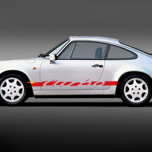 Turbo lettertype zijstreep vinyl decal sticker voor Porsche 911_3