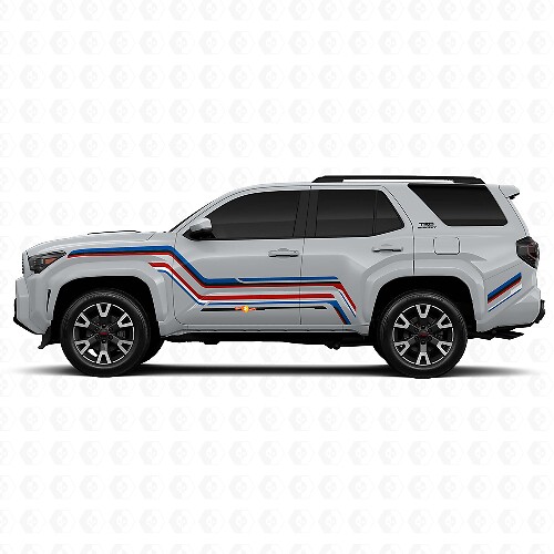 Gebogen Grafische Zijstrepen Vinyl Sticker Decal Voor Toyota 4Runner