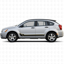 Twin Stripes dorpelvinylsticker voor Dodge Caliber 2007-2012 2