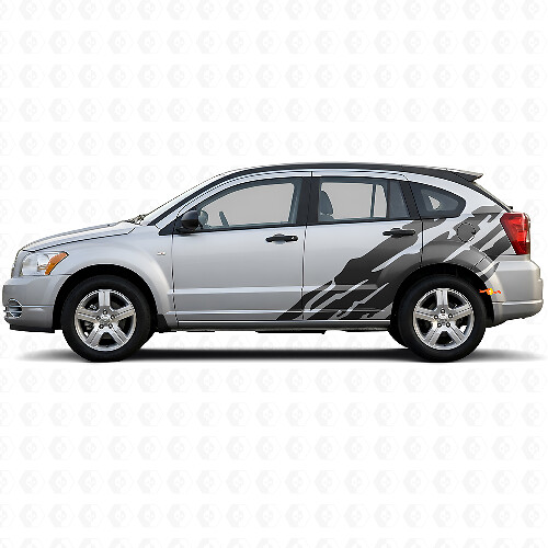 Modderspatten Grafiek Achterzijde Vinyl Decal voor Dodge Caliber 2007-2012 1
