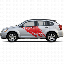 Modderspat Graphic Deurzij Vinyl Sticker voor Dodge Caliber 2007-2012 3