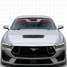 Aangepaste Omrande Lettering Ruitvinyl Sticker voor Musclecar_3