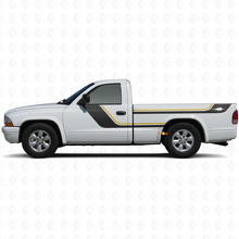Twin Stripes Zijkant Vinyl Decal Kit voor Dodge Dakota 1997-2004 2