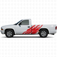 Modderspatgrafiek Deurzij Vinyl Sticker voor Dodge Dakota 1997-2004 3