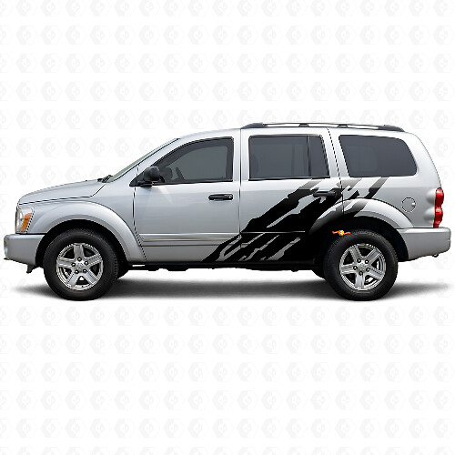 Modderspatwater Grafische Deurzijde Vinyl Decal voor Dodge Durango 2004-2009