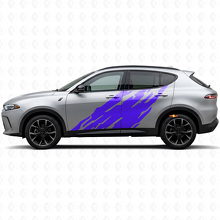 Modderspatgrafiek Deur Vinyl Sticker voor Dodge Hornet 2023+ 2