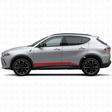 Gebogen Strepen Rocker Panel Deur Vinyl Sticker voor Dodge Hornet 2023+ 3