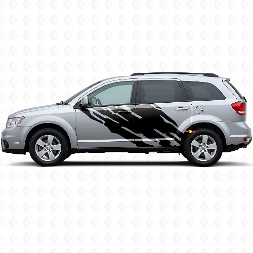 Modderspetters Grafische Deur Vinyl Sticker voor Dodge Journey 2009-2020