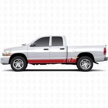 Mountains Wide Strepen Rocker Panel Vinyl Sticker voor Dodge Ram 1500 2002-2008 3