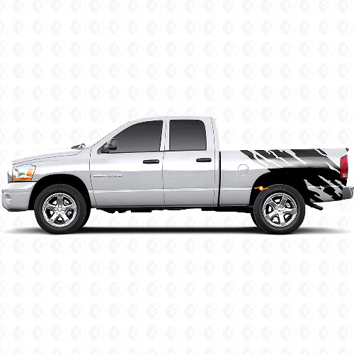 Modder Spatgrafiek Achterzijde Vinyl Decal voor Dodge Ram 1500 2002-2008 1