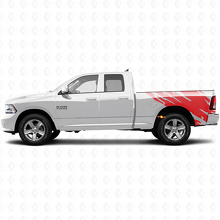 Modderspatgrafiek Achterzij Vinyl Decal voor Dodge Ram 1500 2011-2018 3