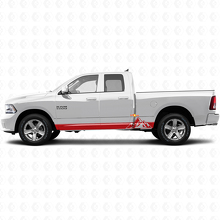 Mountains Style Strepen Rocker Panel Vinyl Decal voor Dodge Ram 1500 2011-2018 3