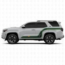 Gebogen Race Strepen Zij Vinyl Stickers Decal Voor Toyota 4Runner 2