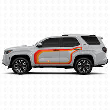 Gesloten Strepen Grafische Zij Vinyl Stickers Decal Voor Toyota 4Runner 2