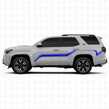 Gebogen Zijstrips Vinyl Stickers Decal Voor Toyota 4Runner 2