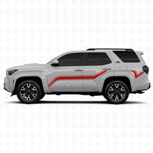Gebogen Zijstrips Vinyl Stickers Decal Voor Toyota 4Runner 3