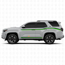 Triple Racing Strepen Rocker Panel en Deuren Vinyl Decal Kit Voor Toyota 4Runner 3