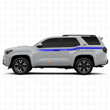 Gebogen Geruite Zijstrepen Vinyl Stickers Decal Voor Toyota 4Runner 2