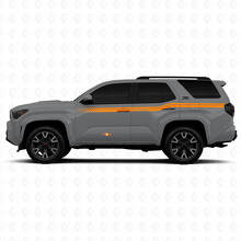 Gebogen Geruite Zijstrepen Vinyl Stickers Decal Voor Toyota 4Runner 3