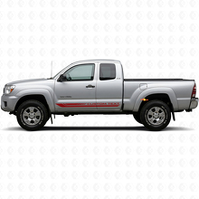 Geruite Gebogen Strepen Rocker Panel Vinyl Sticker voor Toyota Tacoma 2004-2015 3