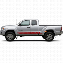Topografische Stijl Strepen Deuren Vinyl Decal voor Toyota Tacoma 2004-2015 3