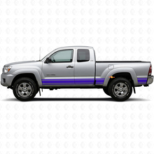 Rechtelijnige dorpel vinyl sticker voor Toyota Tacoma 2004-2015 2