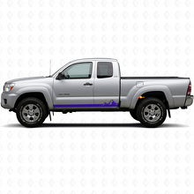 Mountains Dunne Strepen Rocker Panel Vinyl Decal voor Toyota Tacoma 2004-2015 2