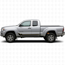Twin Stripes dorpel vinyl decal kit voor Toyota Tacoma 2004-2015 2