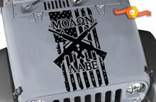 MOLON LABE USA vlag noodlijdende Wrangler vinyl kap sticker TJ LJ JK #1 2