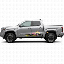Japanse Sakura Grafische Zijkant Vinyl Sticker voor Toyota Tacoma 2023+ 3