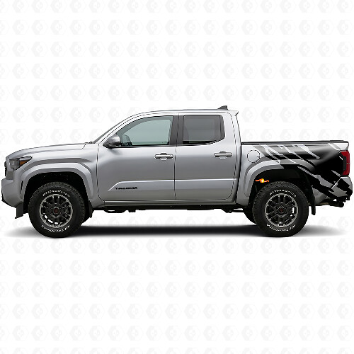 Modderspat Grafiek Achterzijde Vinyl Sticker voor Toyota Tacoma 2023+ 1