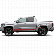 Vinyl Decal met Verweven Gebogen Strepen voor Sierlijsten Toyota Tacoma 2023+ 3