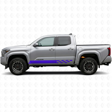 Ruitpatroon Strepen Rocker Panel Vinyl Decal voor Toyota Tacoma 2023+ 2