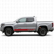 Ruitpatroon Strepen Rocker Panel Vinyl Decal voor Toyota Tacoma 2023+ 3