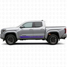 Geblokte Gebogen Strepen Rocker Panel Vinyl Sticker voor Toyota Tacoma 2023+ 2