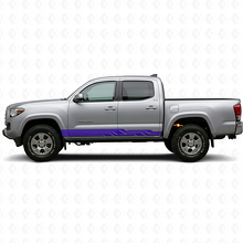 Door elkaar gevlochten gebogen strepen Rocker Panel vinylsticker voor Toyota Tacoma 2015-2023 2