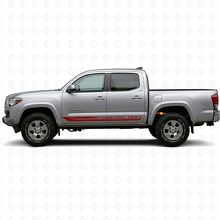 Geblokte Gebogen Strepen Rocker Panel Vinyl Sticker voor Toyota Tacoma 2015-2023 3