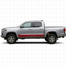 Geperforeerde Strepen Rocker Panel Vinyl Decal voor Toyota Tacoma 2015-2023 3