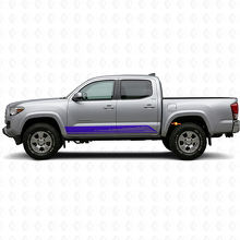 Vinylsticker met Gebogen Lijnen voor Rockerpaneel voor Toyota Tacoma 2015-2023 2