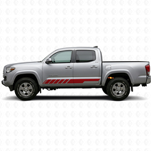 Ruitvormige Streep Rocker Panel Vinyl Decal Kit voor Toyota Tacoma 2015-2023 3