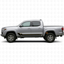 Twin Stripes Rocker Panel Vinyl Decal Kit voor Toyota Tacoma 2015-2023 2