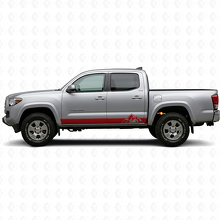 Mountains Style Strepen Rocker Panel Vinyl Decal Set voor Toyota Tacoma 2015-2023 3
