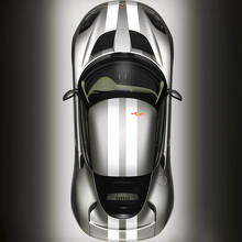 Twin Stripes Motorkap Dak Kofferbak Vinyl Decal Kit voor Lotus Elise 2008 2