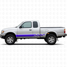 Ruitvormige Strepen Rocker Panel Vinyl Sticker voor Toyota Tacoma 1995-2004 2