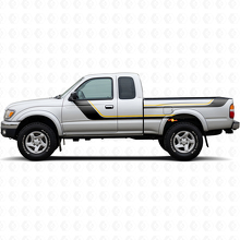 Twin Stripes-deur- en achterzijvinylstickerkit voor Toyota Tacoma 1995-2004 2